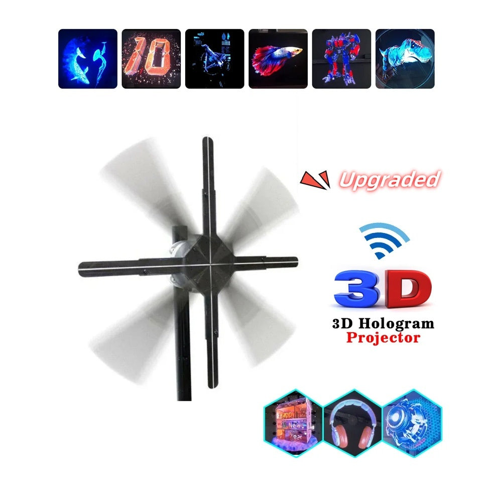 3D Holographic Fan - luxaviva